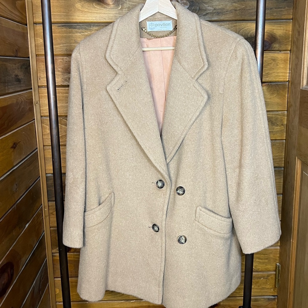 Vintage Pavilion Petite Wool Blazer Coat – Made in USA